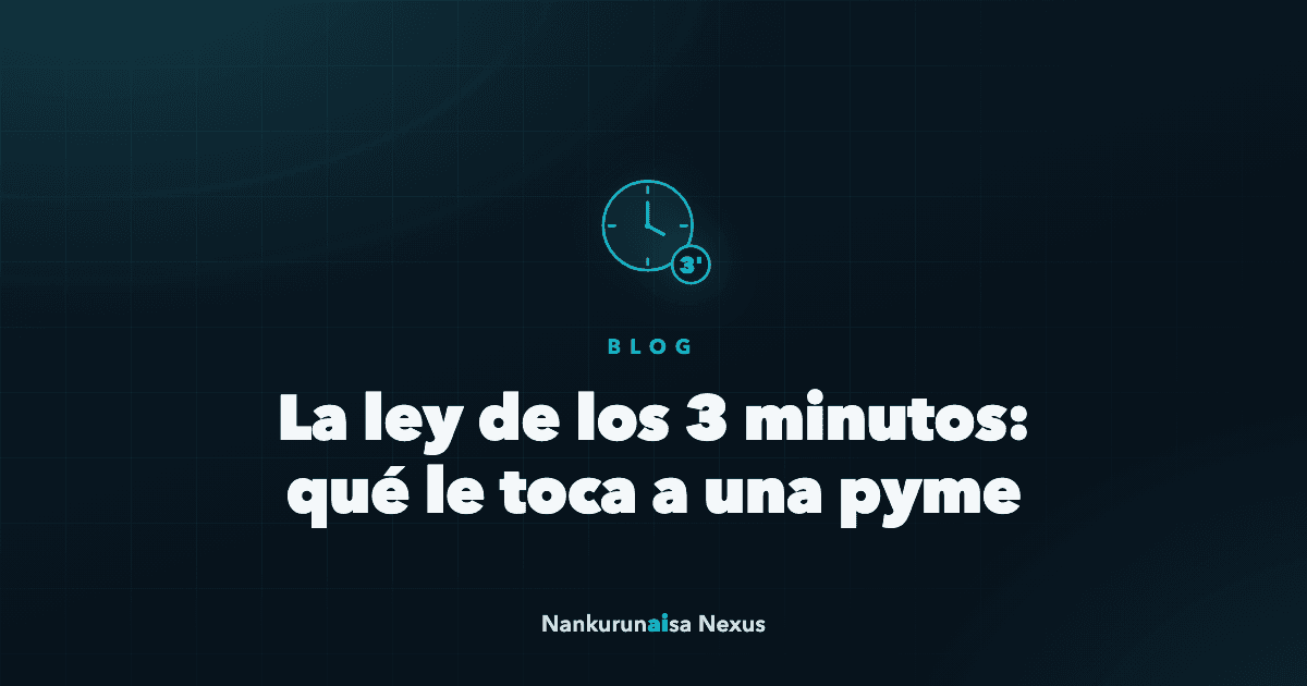 La ley de los 3 minutos y el prefijo 400