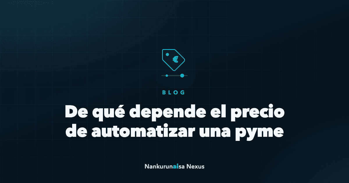 De qué depende el precio de automatizar una pyme